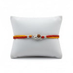 Sterling Silver Rakhi Ganesh Rudraksh