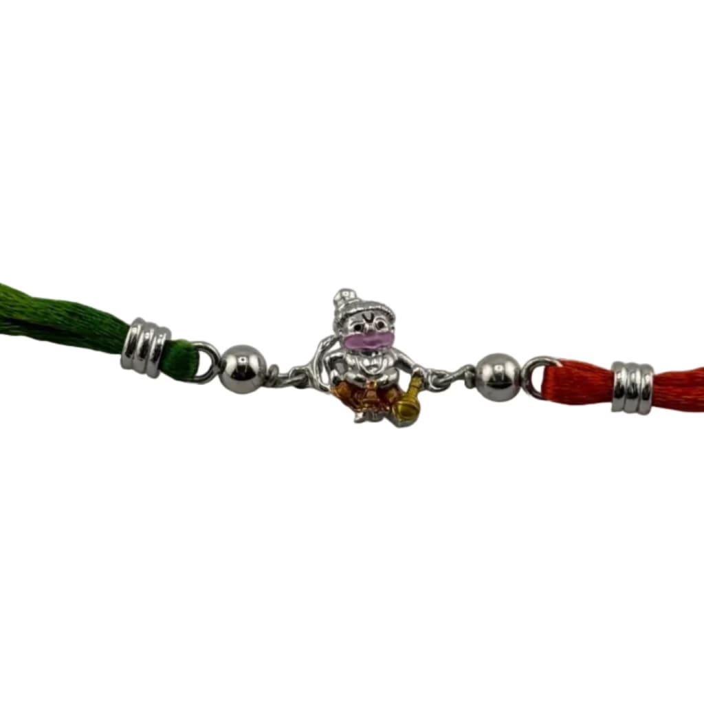 Sterling Silver Rakhi Little Hanuman