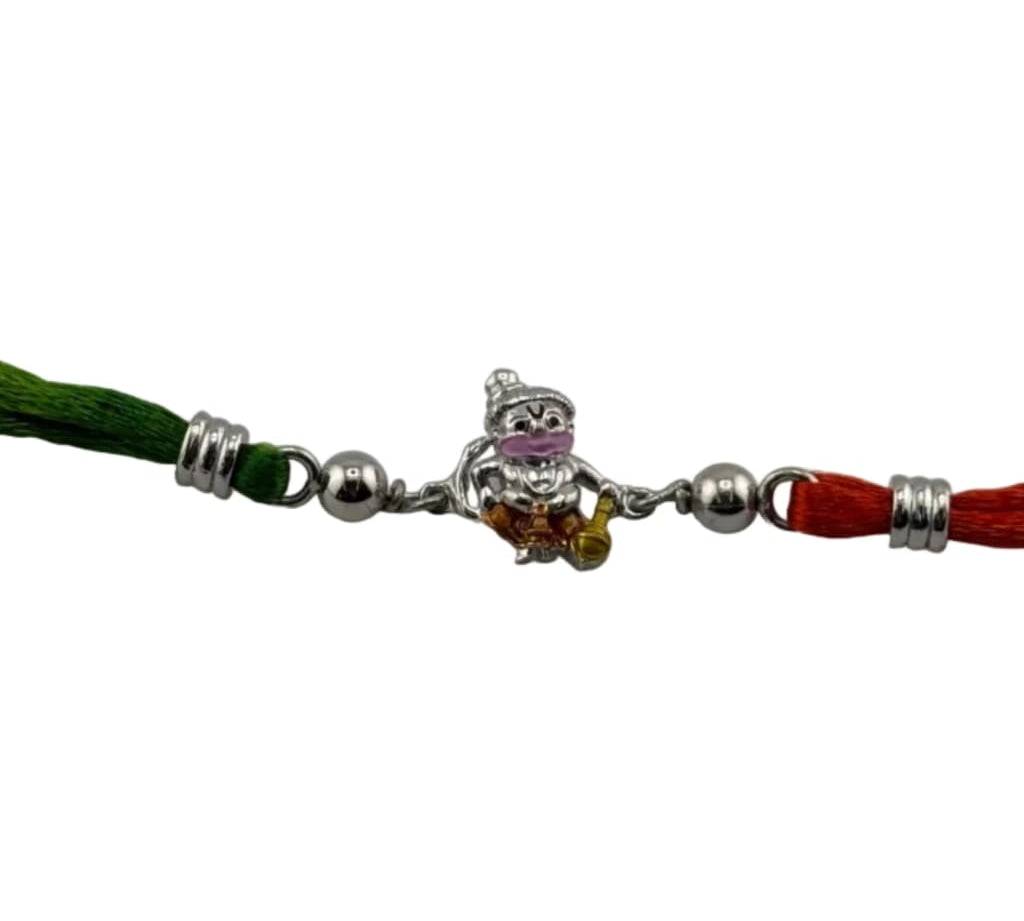 Sterling Silver Rakhi Little Hanuman