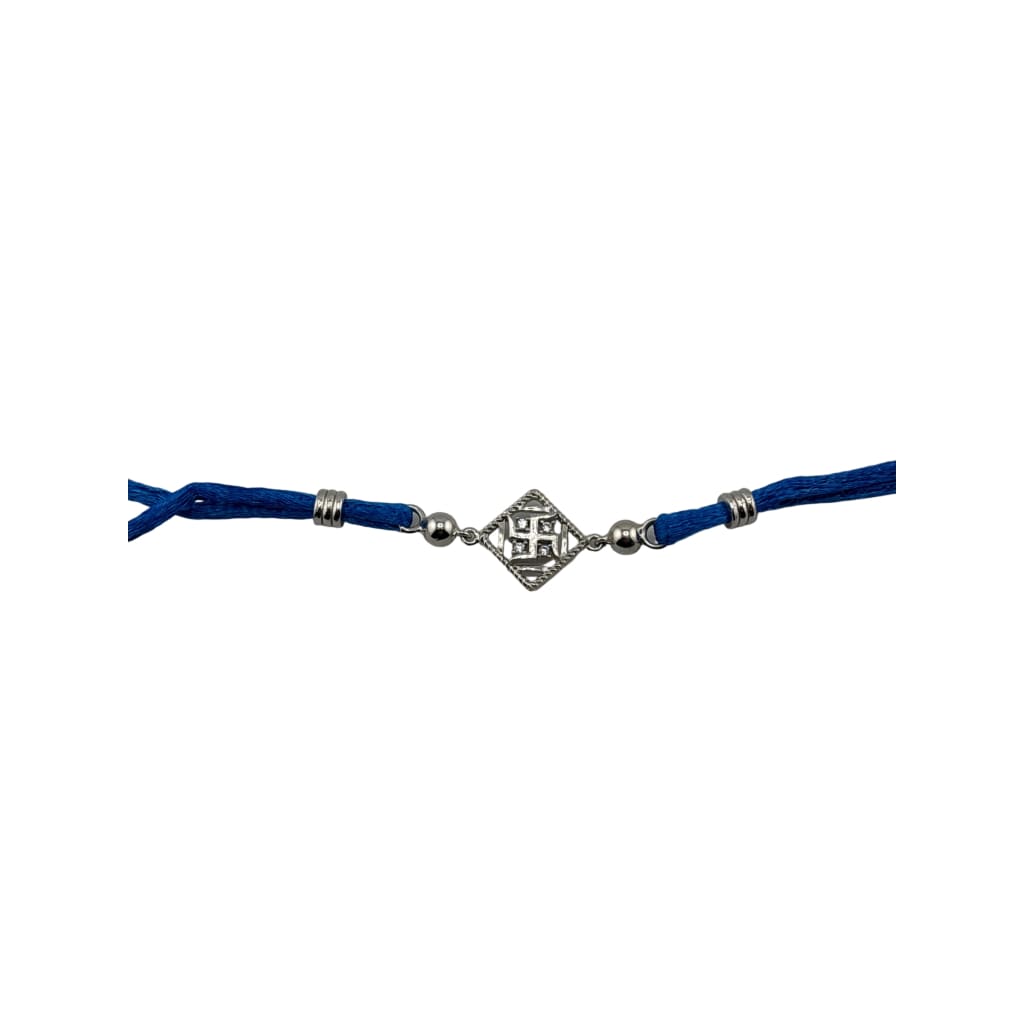 Sterling Silver Rakhi Swastik