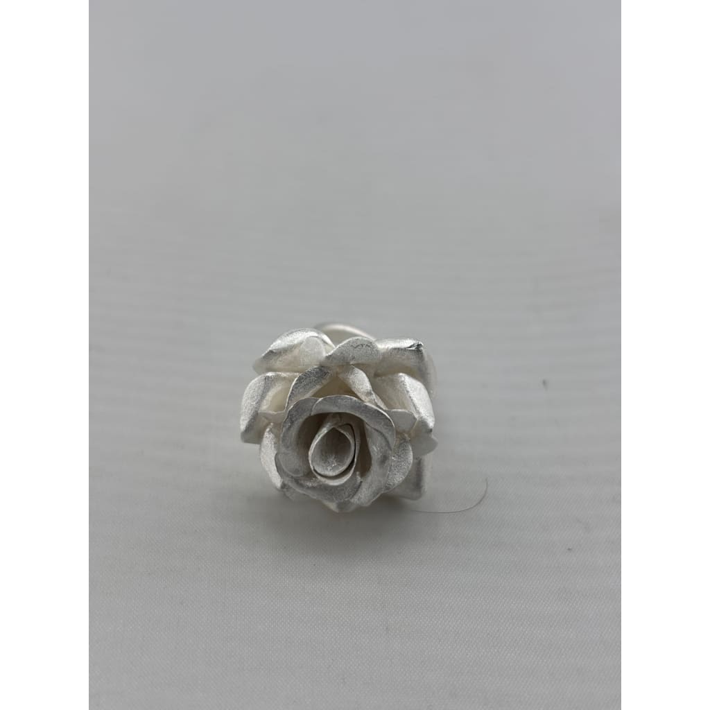 Sterling Silver Rose Ring