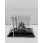 Sterling Silver Shiva Family Idol 47gm – Spiritual Shiv Parivar Murti for Home Mandir