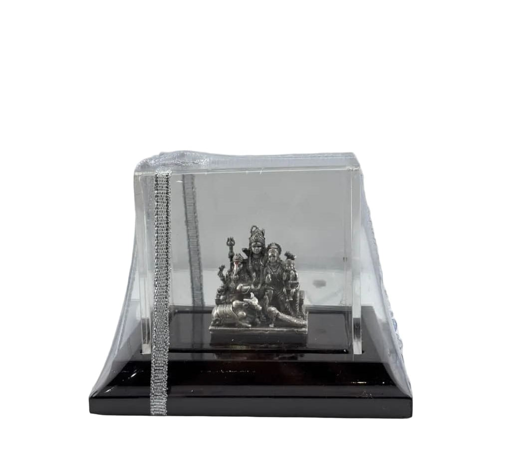 Sterling Silver Shiva Family Idol 47gm – Spiritual Shiv
