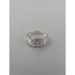 Sterling Silver Trishul Panel Ring – view 2