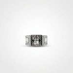 Sterling Silver Trishul Ring (5.42g)