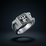 Sterling Silver Trishul Ring (5.42g) – view 2