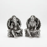 SterlingSilver (92.5% purity)Ganesh Lakshmi Idol 72gm –