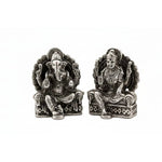 SterlingSilver (92.5% purity)Ganesh Lakshmi Idol 72gm –
