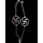 SWASTIK Sterling Silver Adjustable Nazariya Bracelet for Kids (0 – 1 years)