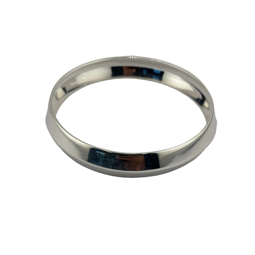 Thick Plain Silver Kada