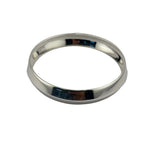 Thick Plain Silver Kada