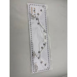 Tribal Triangle Charm Anklet – 925 Sterling Silver – Multicolor Traditional Design – 26g