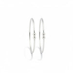 Twin Bead Silver Kada Pair – 925 Sterling Silver Bracelet