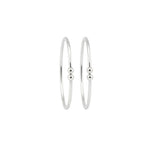 Twin Bead Silver Kada Pair – 925 Sterling Silver Bracelet