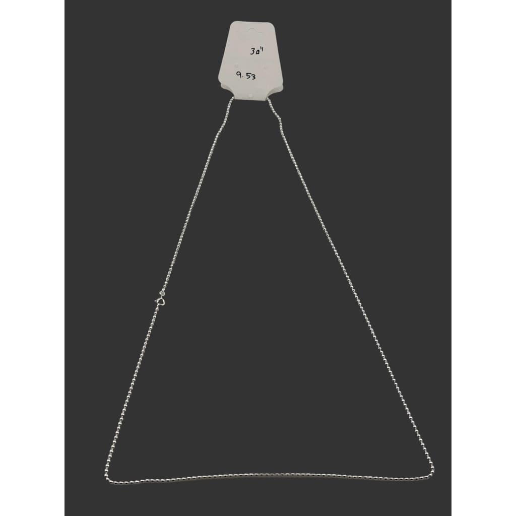Ultra Thin Ball Chain 925 Sterling Silver