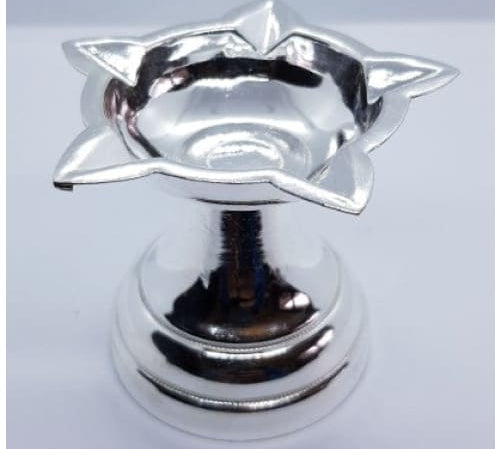 Silver Lamp Panch deepak 032
