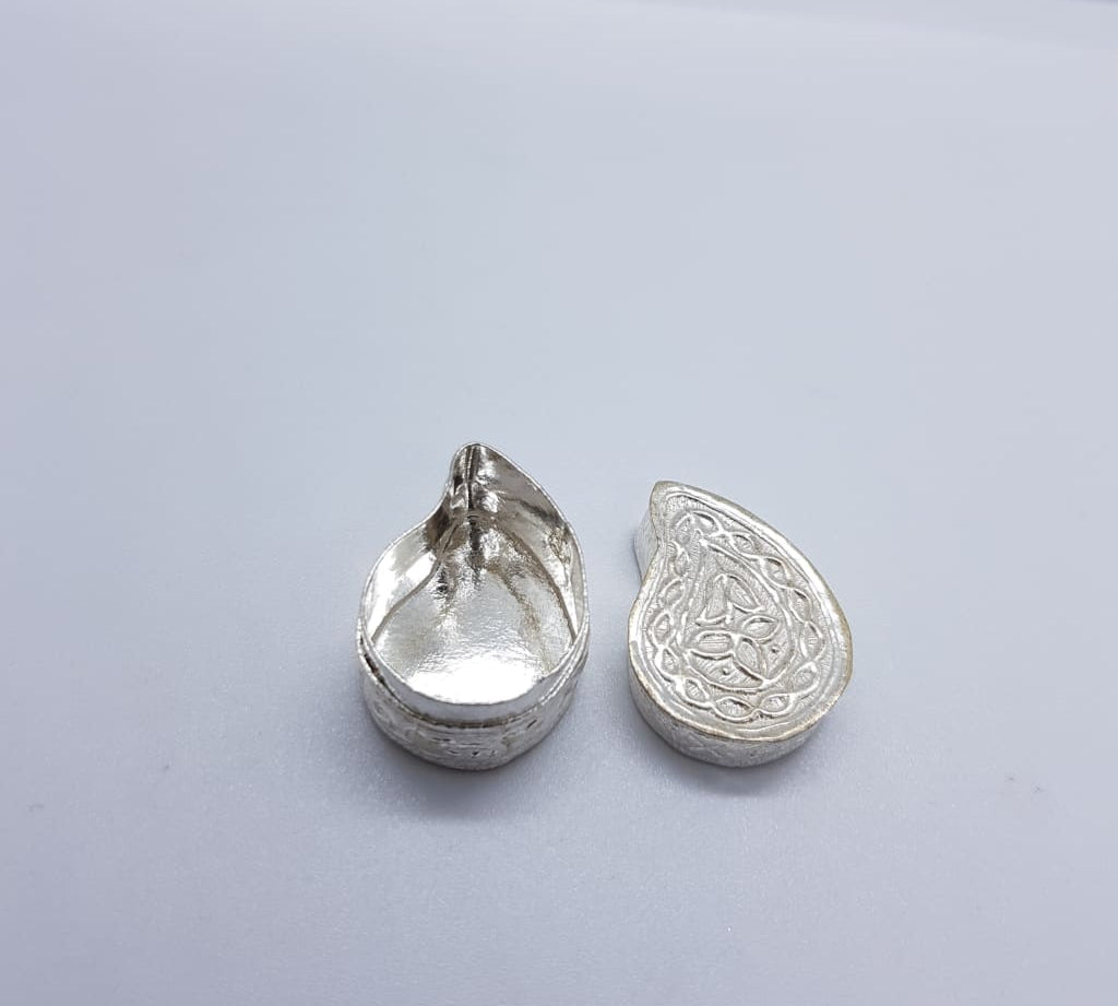 Silver Box Leaf Handcrafted 5.5
