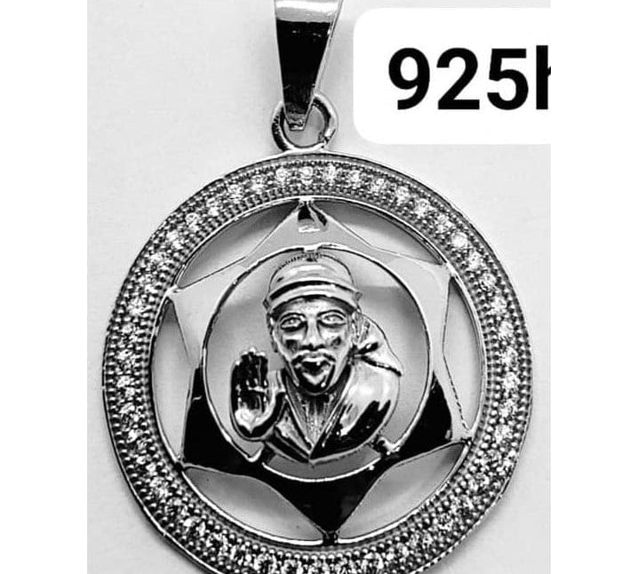 Sterling Silver Sai Baba Pendant 365