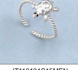 Sterling Silver Enamel ToeRing 131