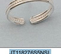 Sterling Silver ToeRing 129