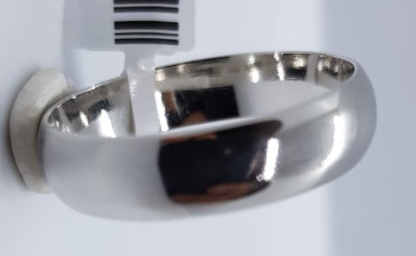 Sterling Silver Rhodium Ring 526 Size Z+1