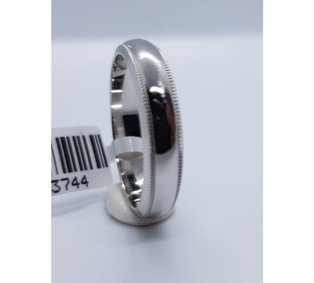 Sterling Silver Rhodium Ring 511 Size U