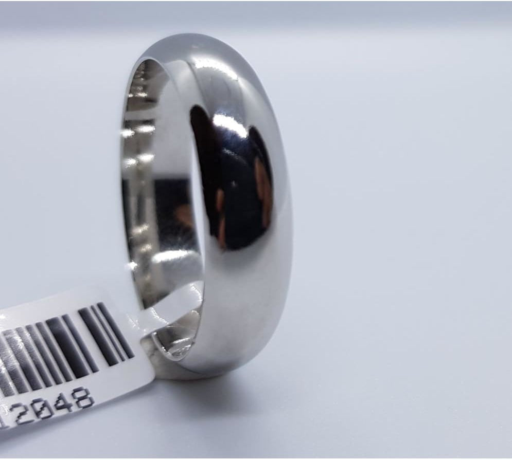 Sterling Silver Rhodium Ring 006 SizeU