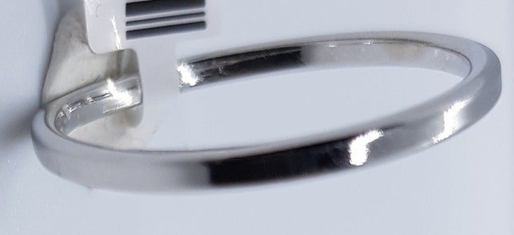 Sterling Silver Rhodium Ring 181 Size V