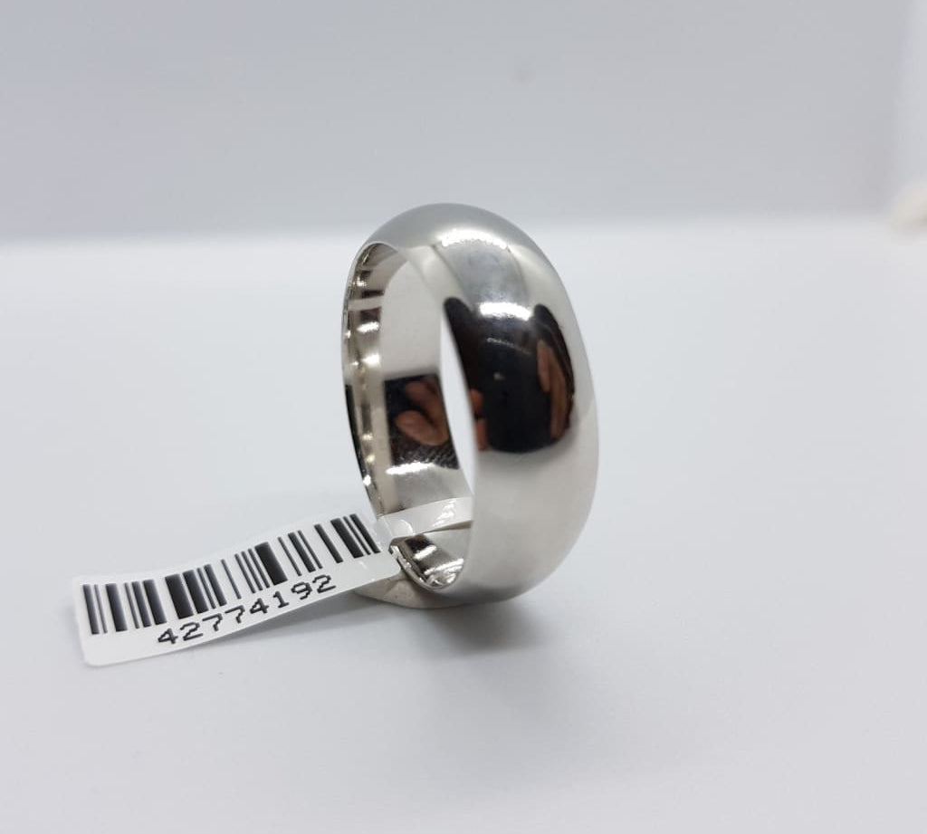 Sterling Silver Rhodium Ring 103 Size Y