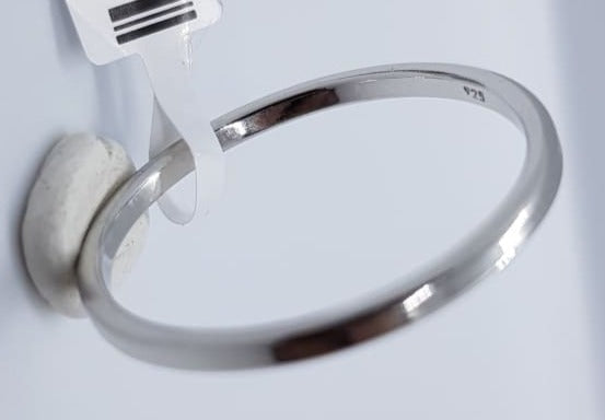 Sterling Silver Rhodium Ring 183 Size X