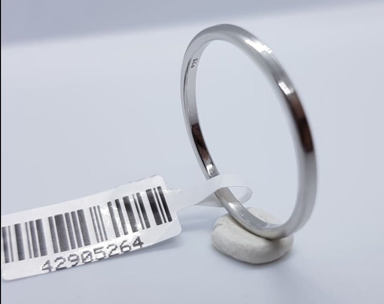 Sterling Silver Rhodium Ring 194 Size Z+1