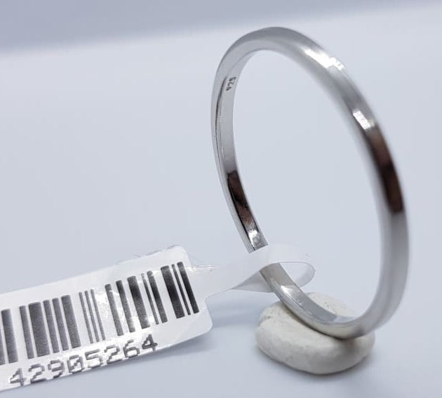 Sterling Silver Rhodium Ring 183 Size X