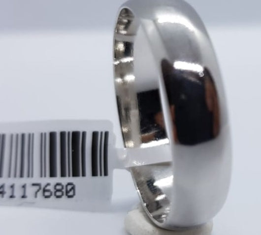 Sterling Silver Rhodium Ring 862 Size Z+1