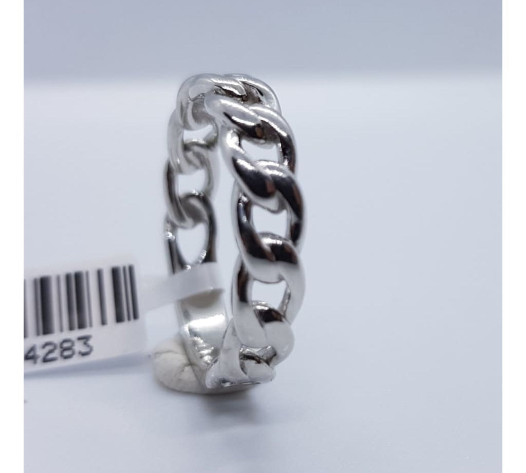 Sterling Silver Rhodium Ring 488 Size V