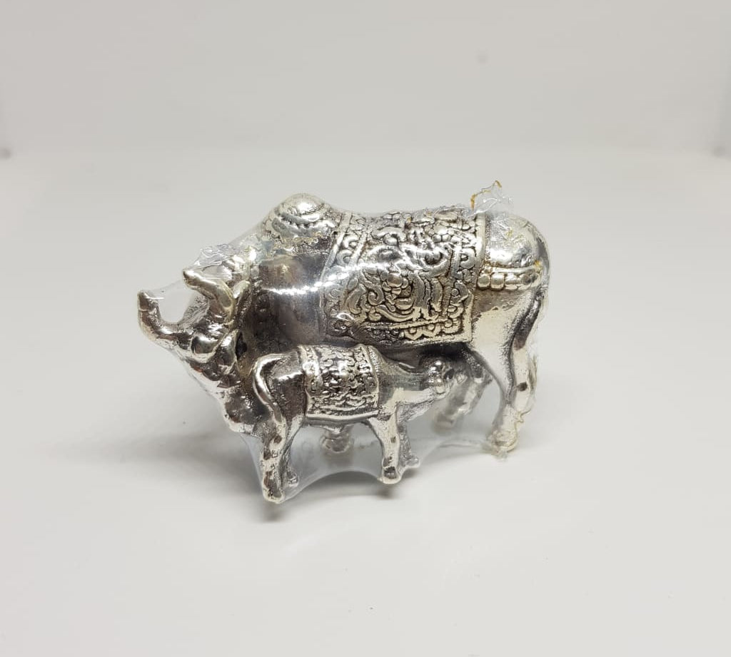 Silver 999 purity Calf cow Idol 022
