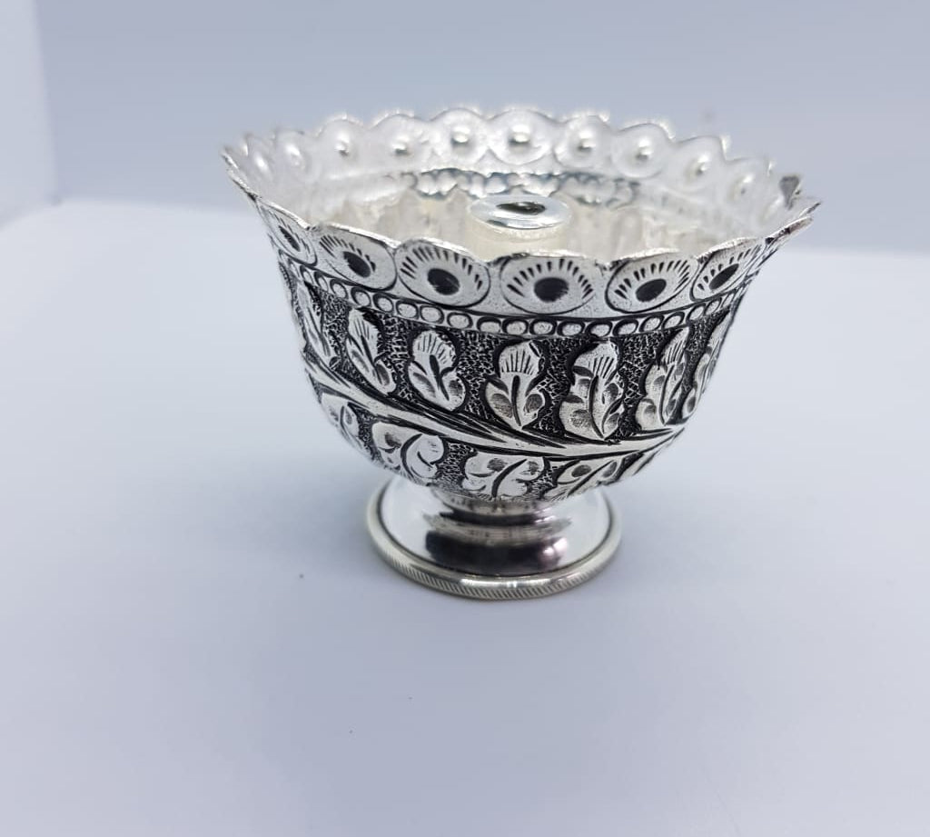 Silver Akhand Jyot Oxidize 669