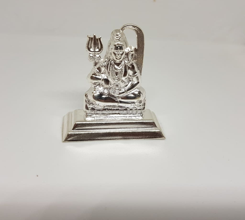 Sterling silver Shiv ji Idol S
