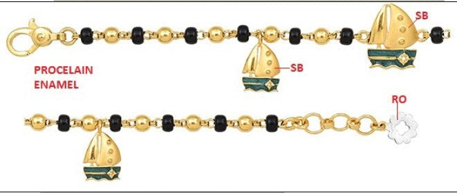 Gold Kids Bracelet 22CT 65