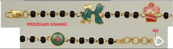 Gold Kids Bracelet 22CT 64