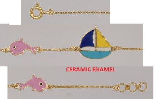 Gold Kids Bracelet 22CT 62