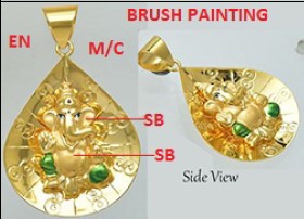 Gold Pendant 22CT 57
