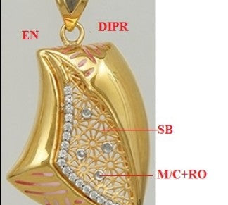 Gold Pendant 22CT 59