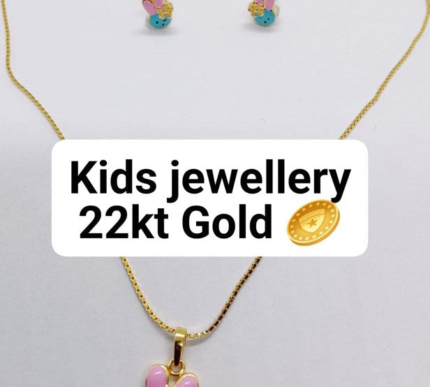 Gold Kids Chain set 22CT 75